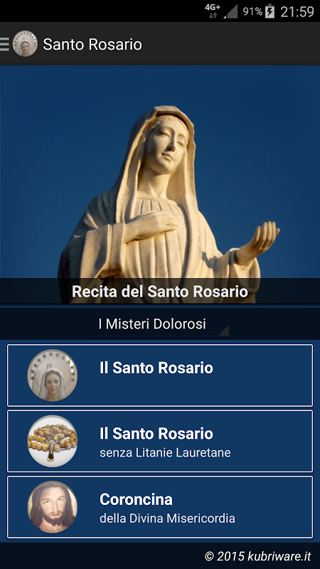 Schermata Holy Rosary 0