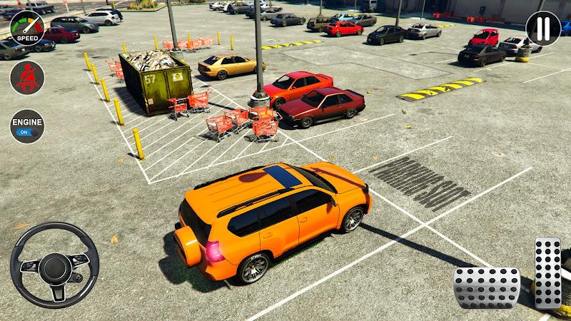 Prado Car Parking 3D Car Games Schermafbeelding 0