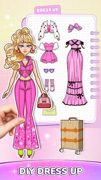 DIY Paper Doll Dress Up Mod ဖန်သားပြင်ဓာတ်ပုံ 0