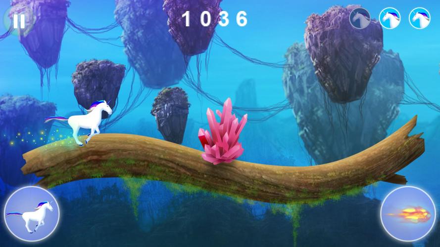Unicorn dash : Magical Sky Captura de tela 0