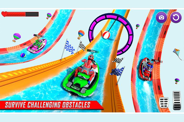 Jet Ski Racing Games 3D 스크린샷 2