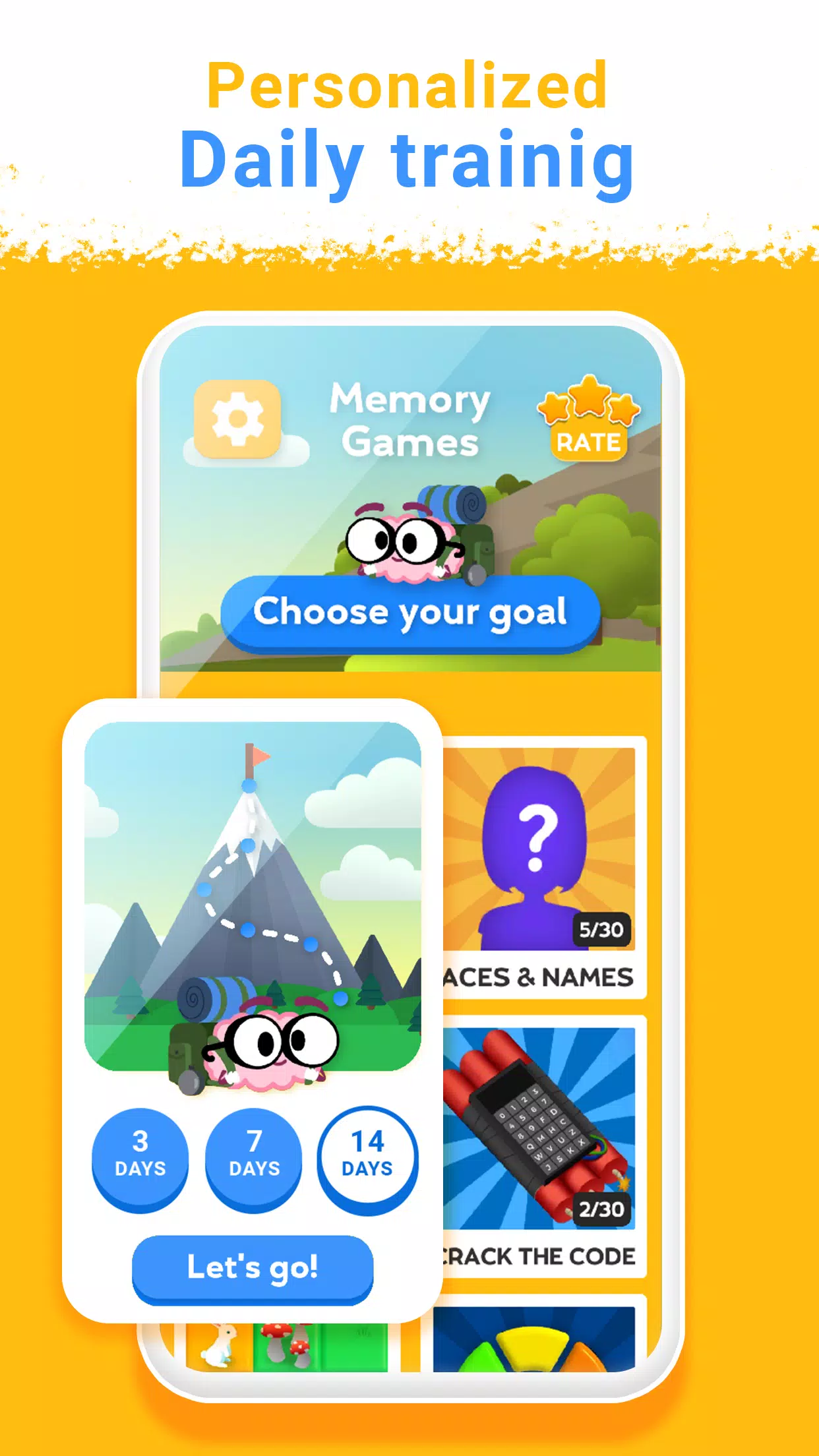 Train your Brain. Memory Games Captura de tela 2