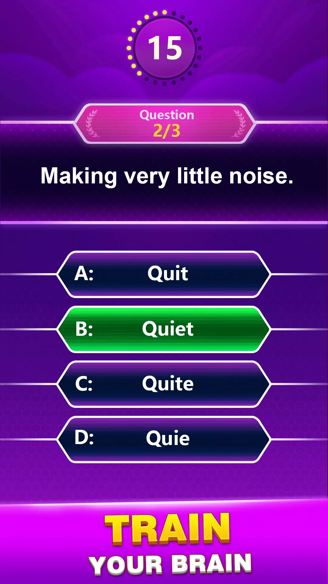 Spelling Quiz - Jeu de mots Capture d'écran 1