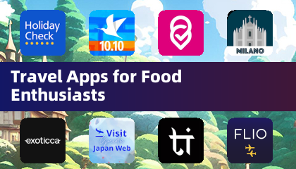 Paglalakbay apps para sa mga mahilig sa pagkain