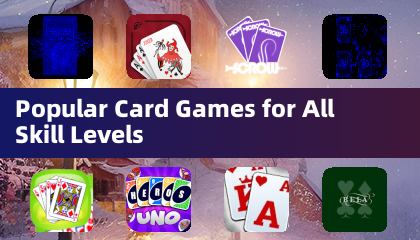 Beliebte Kartenspiele für alle Könnerstufen