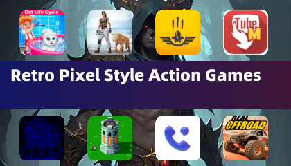 复古像素风格动作游戏