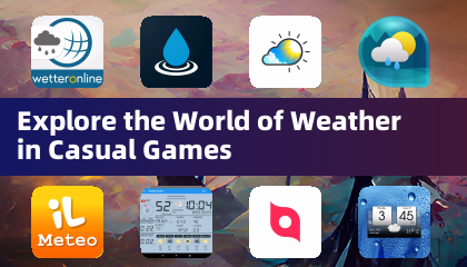 캐주얼 게임에서 날씨 세계 탐험하기