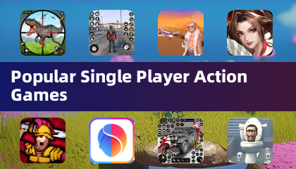 Популярные игры с одним игроком в жанре экшн